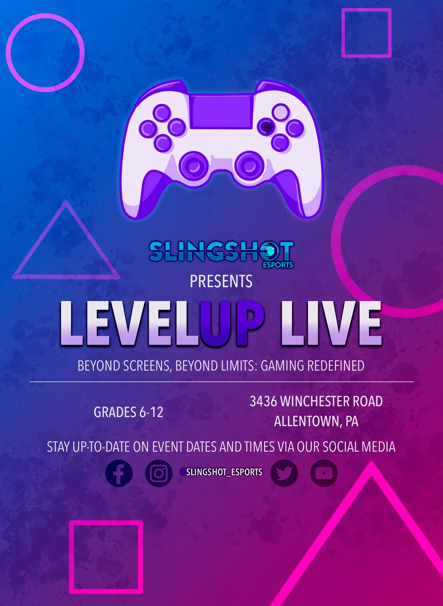 LevelUP Live 6-12 main